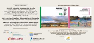 Presentación del número 26 de ‘Periférica Internacional’ y el libro por el 25º aniversario de la ...